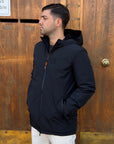 Giubbotto AURELIO Long Velour - Black - SUNS