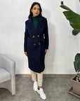 RELISH FW25 CAPPOTTO LILY BLU - Marcello Fontana Shop