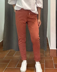 TELERIA ZED PANTALONE MONROE N5D RUGGINE