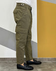 ENTRE AMIS PANTALONE TASCONATO MILITARY - Marcello Fontana Shop
