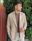 BOB GIACCA DOPPIOPETTO RASCHEL PROCESS - BEIGE - Marcello Fontana Shop