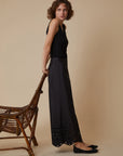PENNYBLACK ATTORE PANTALONI IN TAFFETTA' RICAMATO - Marcello Fontana Shop