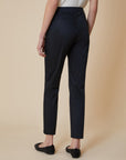 PENNYBLACK KARTAL PANTALONI SLIM IN RASO DI COTONE NERO - Marcello Fontana Shop
