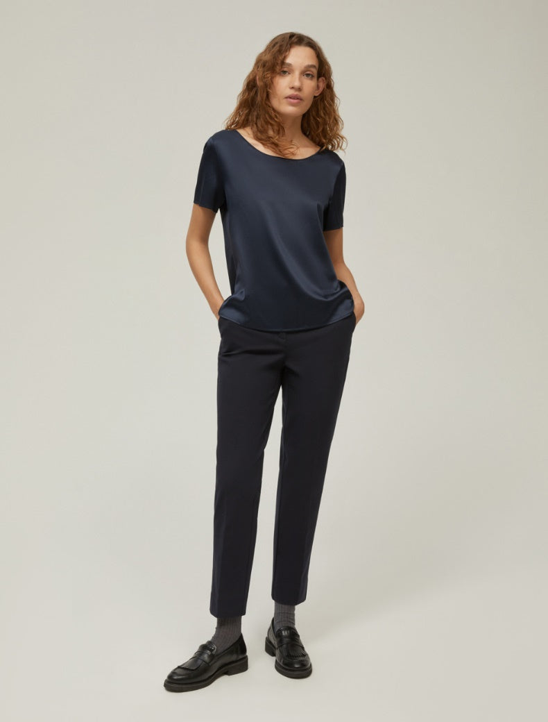 FW25 PENNYBLACK PENNYNY PANTALONE SLIM FIT BLU - Marcello Fontana Shop