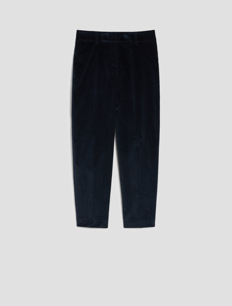 FW25 PENNYBLACK PANTALONE COROZO IN VELLUTO BLU - Marcello Fontana Shop