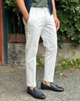 VANDOM PANTALONE STEFANO IN COTONE - BIANCO