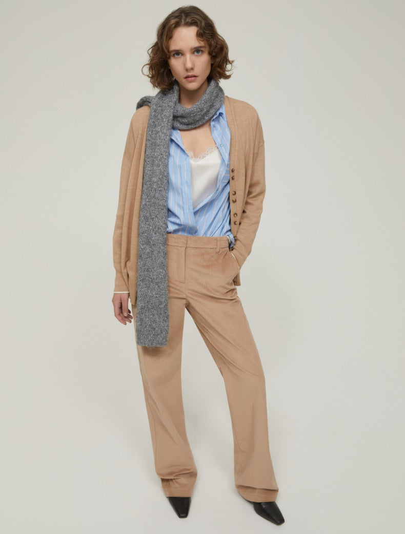 FW25 PENNYBLACK EPICA CARDIGAN IN LANA CAMMELLO - Marcello Fontana Shop