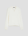 POLO IN MAGLIA STRECH BIANCO LANA - PENNYBLACK - Marcello Fontana Shop
