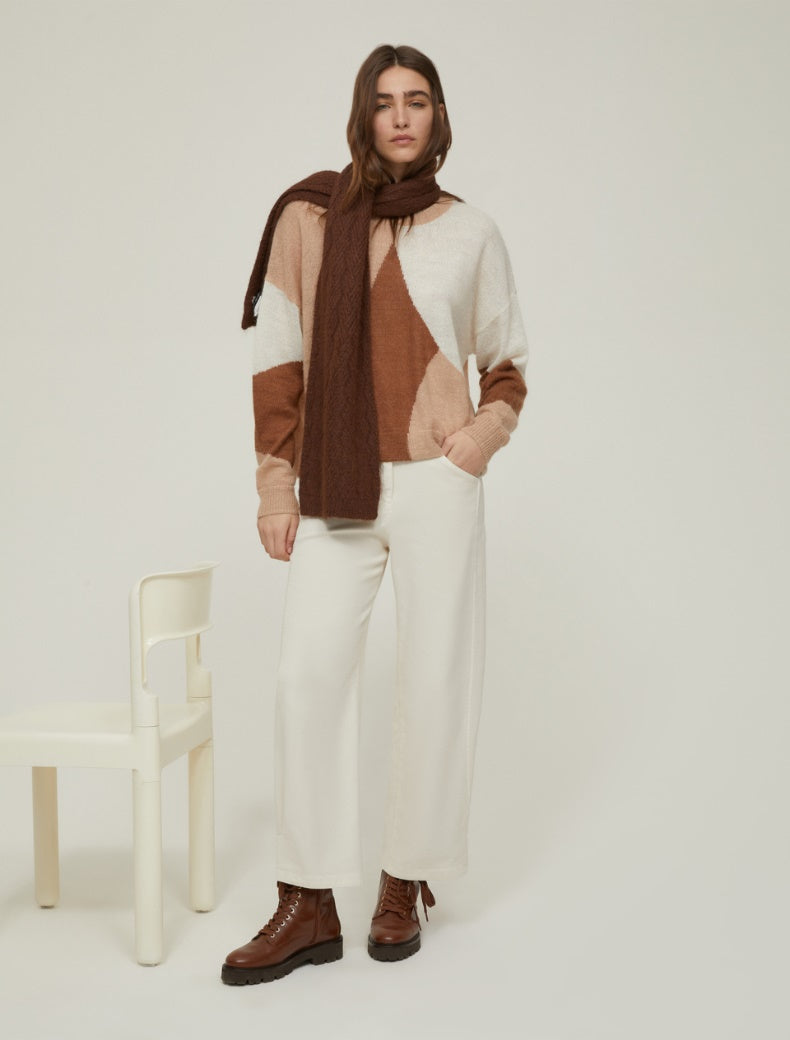 FW25 PENNYBLACK MAGLIA RABBIT PANNA - Marcello Fontana Shop
