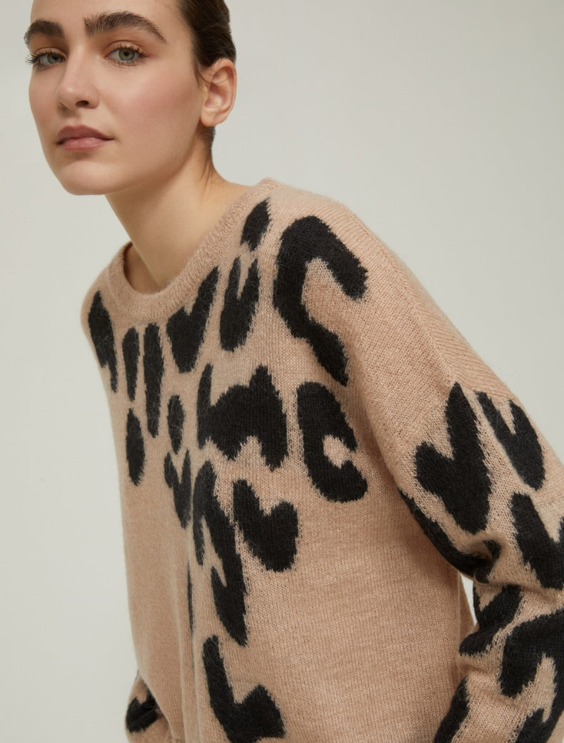 FW25 PENNYBLACK MAGLIA RABBIT MACULA - Marcello Fontana Shop