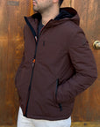 Giubbotto AURELIO Velour - Brown - SUNS