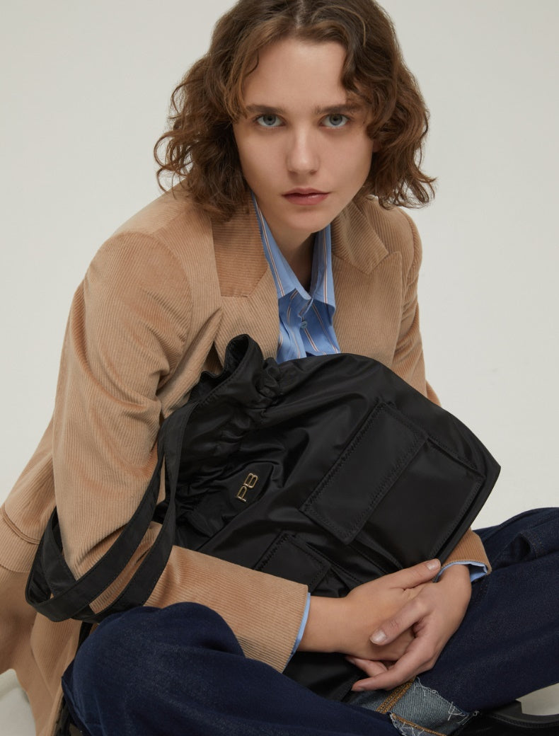 FW25 PENNYBLACK BORSA A ZAINO METELLO NERO - Marcello Fontana Shop