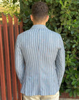 BOB GIACCA DOPPIOPETTO KNITTED JERSEY - BLU
