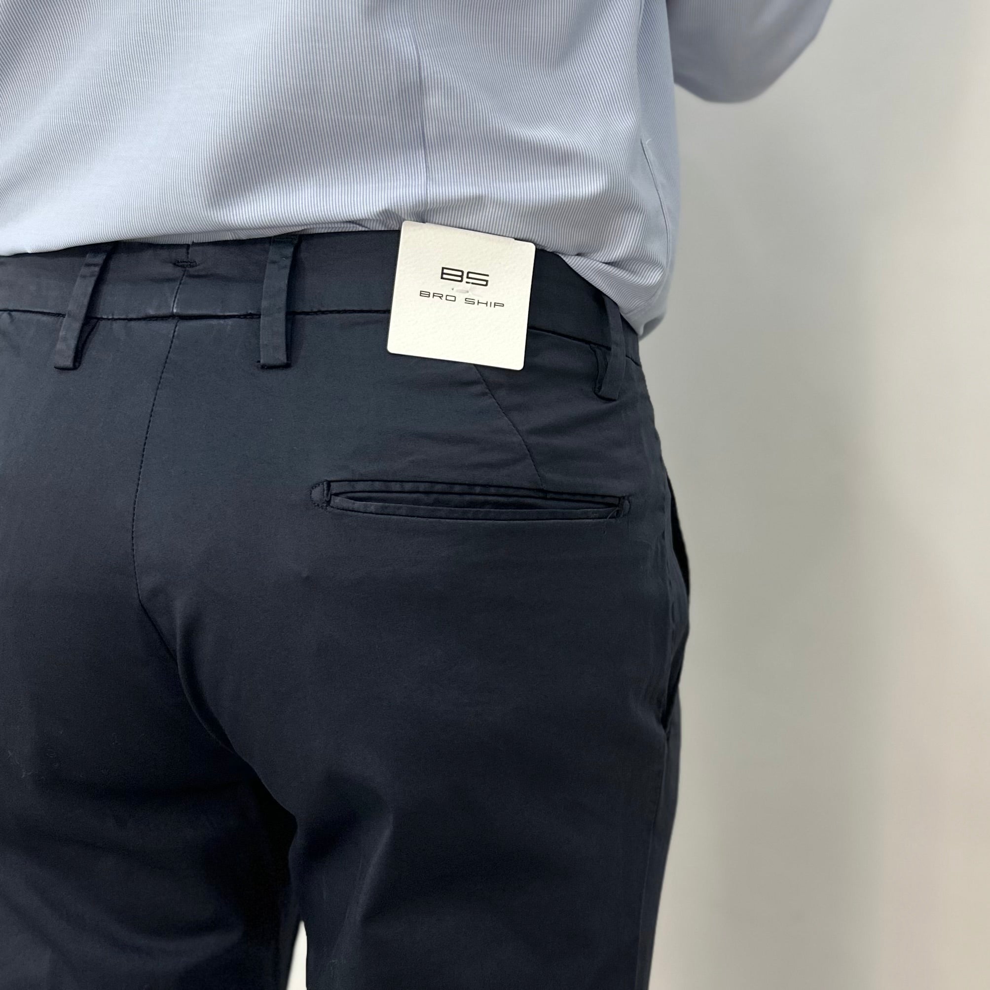 BRO-SHIP PANTALONE MIAMI - NAVY - Marcello Fontana Shop
