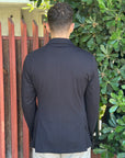 OUTFIT GIACCA IN JERSEY ELASTICIZATO NERO - Marcello Fontana Shop