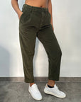 ROY ROGER'S PANTALONE MAEMI ARMY GREEN - Marcello Fontana Shop