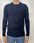 Outfit girocollo basic - Blu Navy - Marcello Fontana Shop