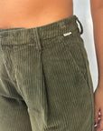 ROY ROGER'S PANTALONE MAEMI ARMY GREEN - Marcello Fontana Shop