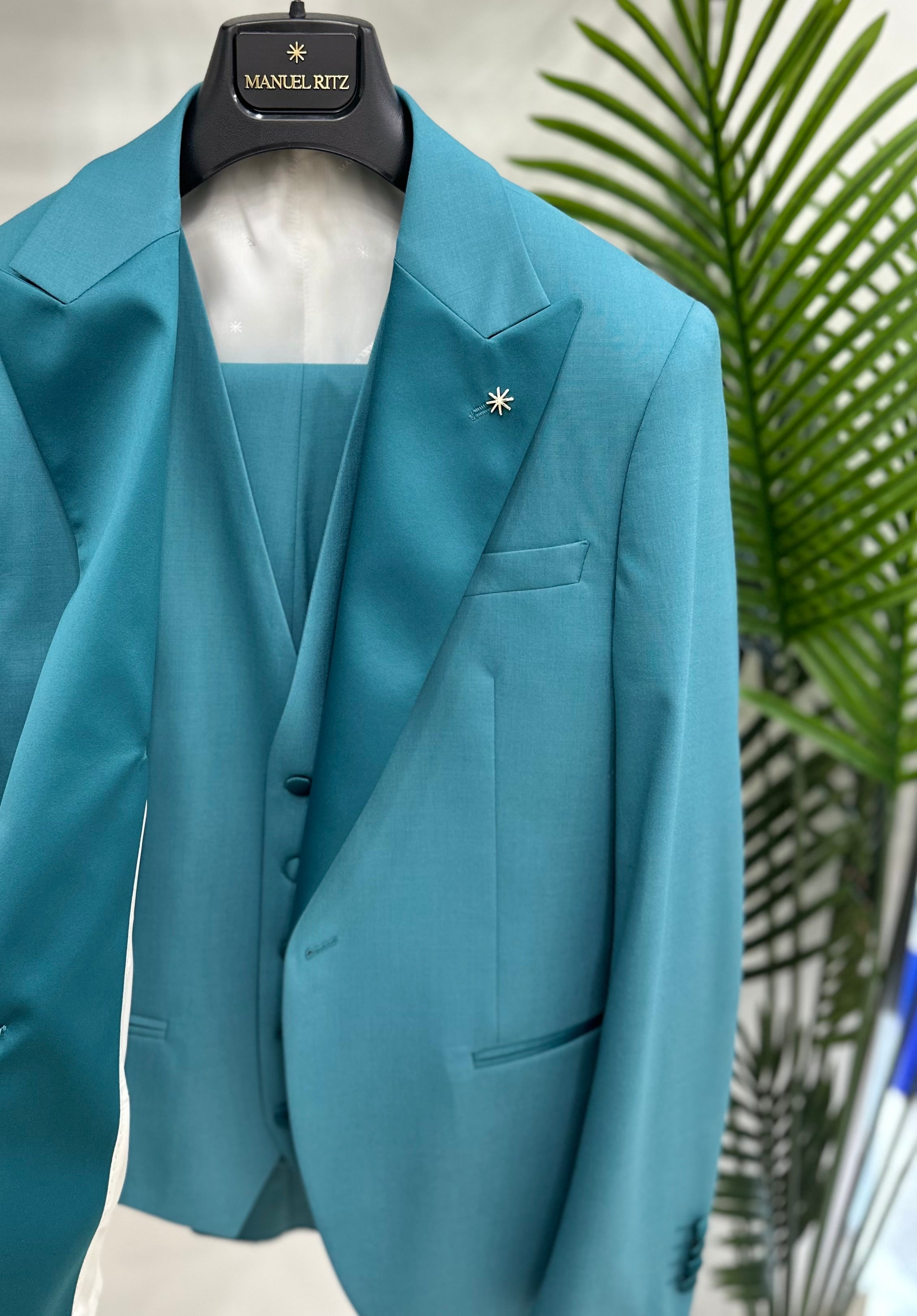 ABITO MANUEL RITZ SMOKING TRE PEZZI REVER A LANCIA - Marcello Fontana Shop