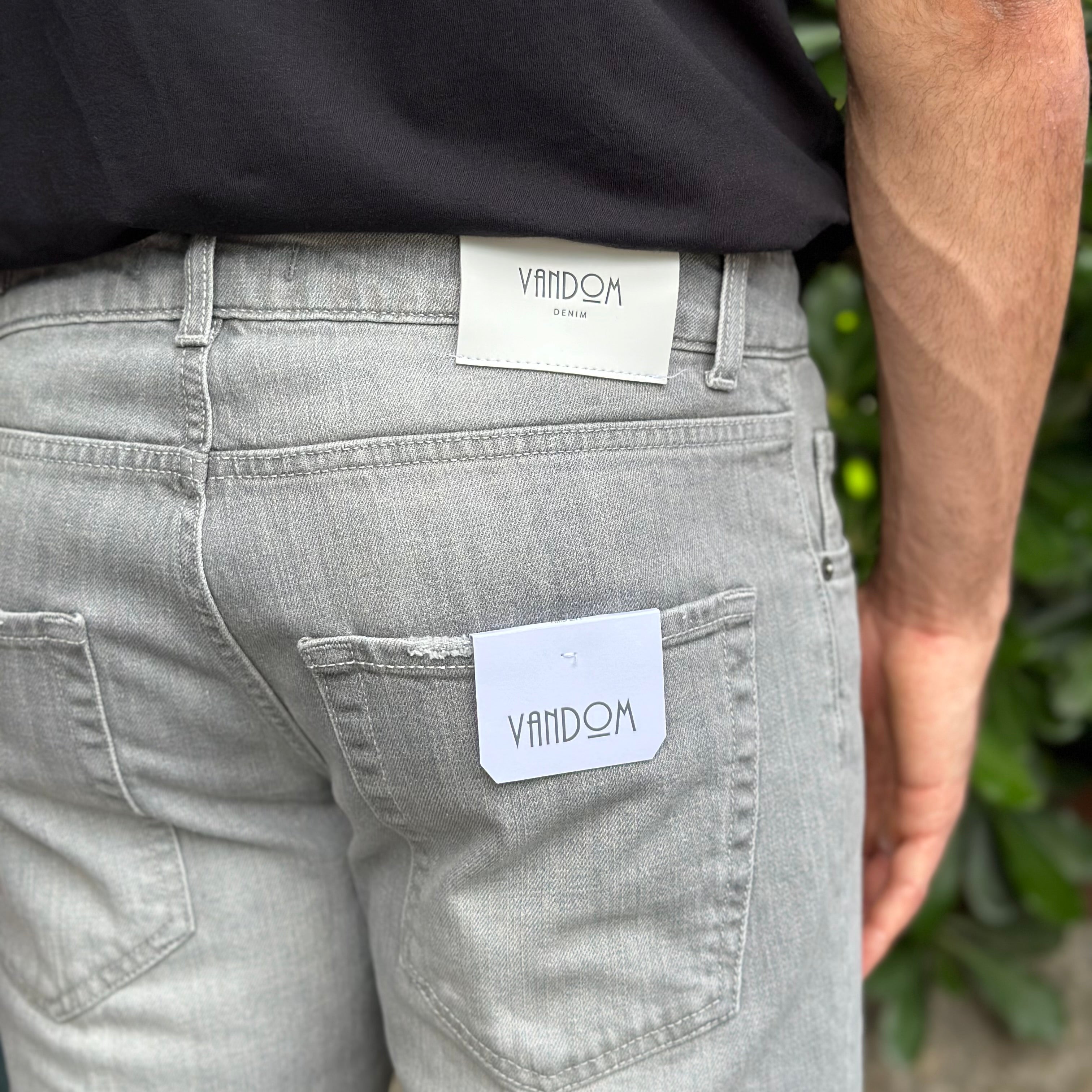 VANDOM JEANS ANDREA TELA BLACK - Marcello Fontana Shop