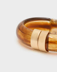 BRACCIALE MICHI DETTAGLIO ORO RESINA - NOCCIOLA - NALI'