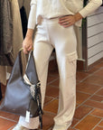 QUANTA SET COORDINATO IN MAGLIA LATTE - H2O