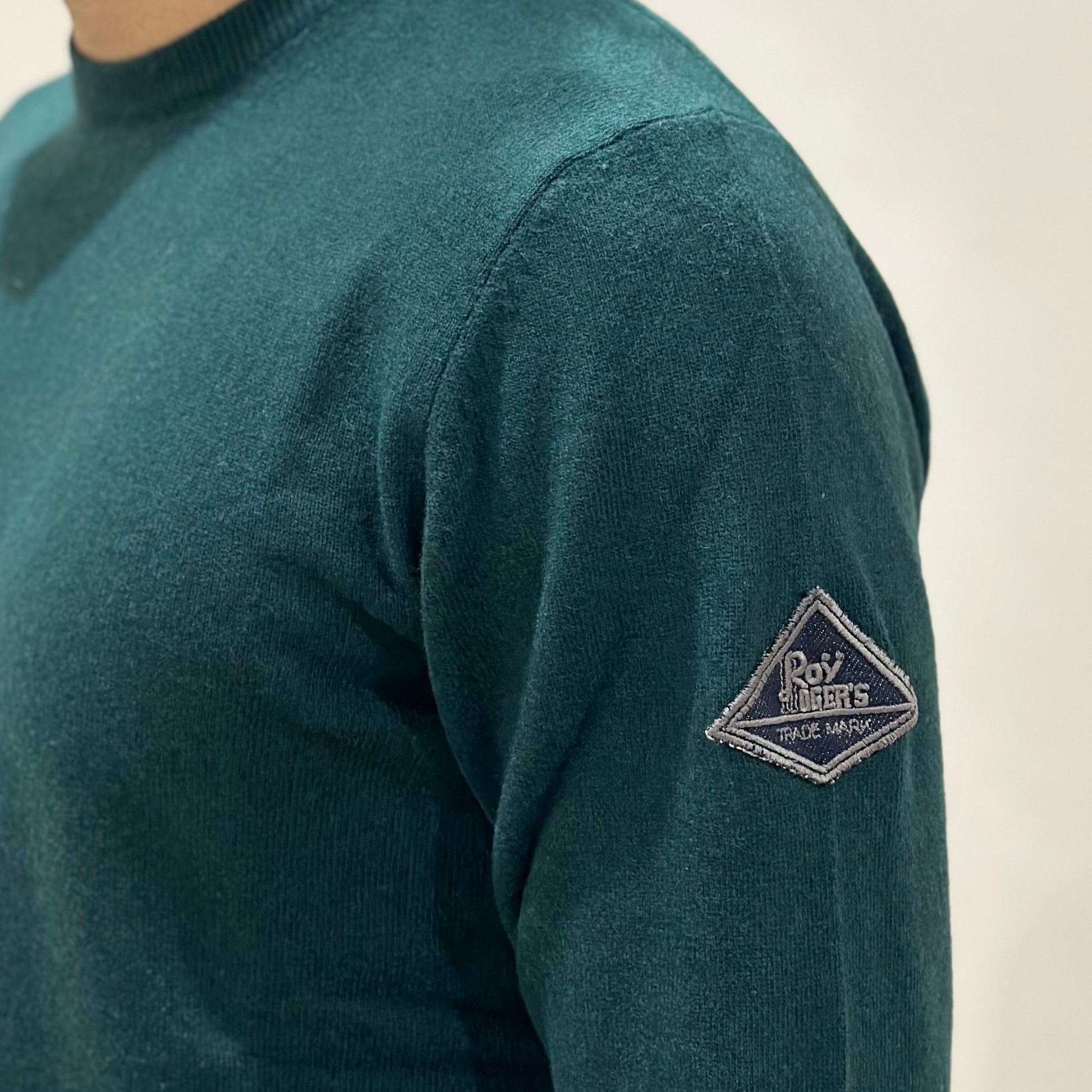 FW25 ROY ROGER'S MAGLIONE GIROCOLLO IN LANA E CASHMERE FINEZZA 12 BOTTLE - Marcello Fontana Shop