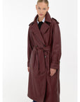 MANUEL RITZ TRENCH IN ECOPELLE - Marcello Fontana Shop