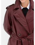 MANUEL RITZ TRENCH IN ECOPELLE - Marcello Fontana Shop