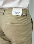 VANDOM PANTALONE STEFANO IN POPELINE BEIGE - Marcello Fontana Shop