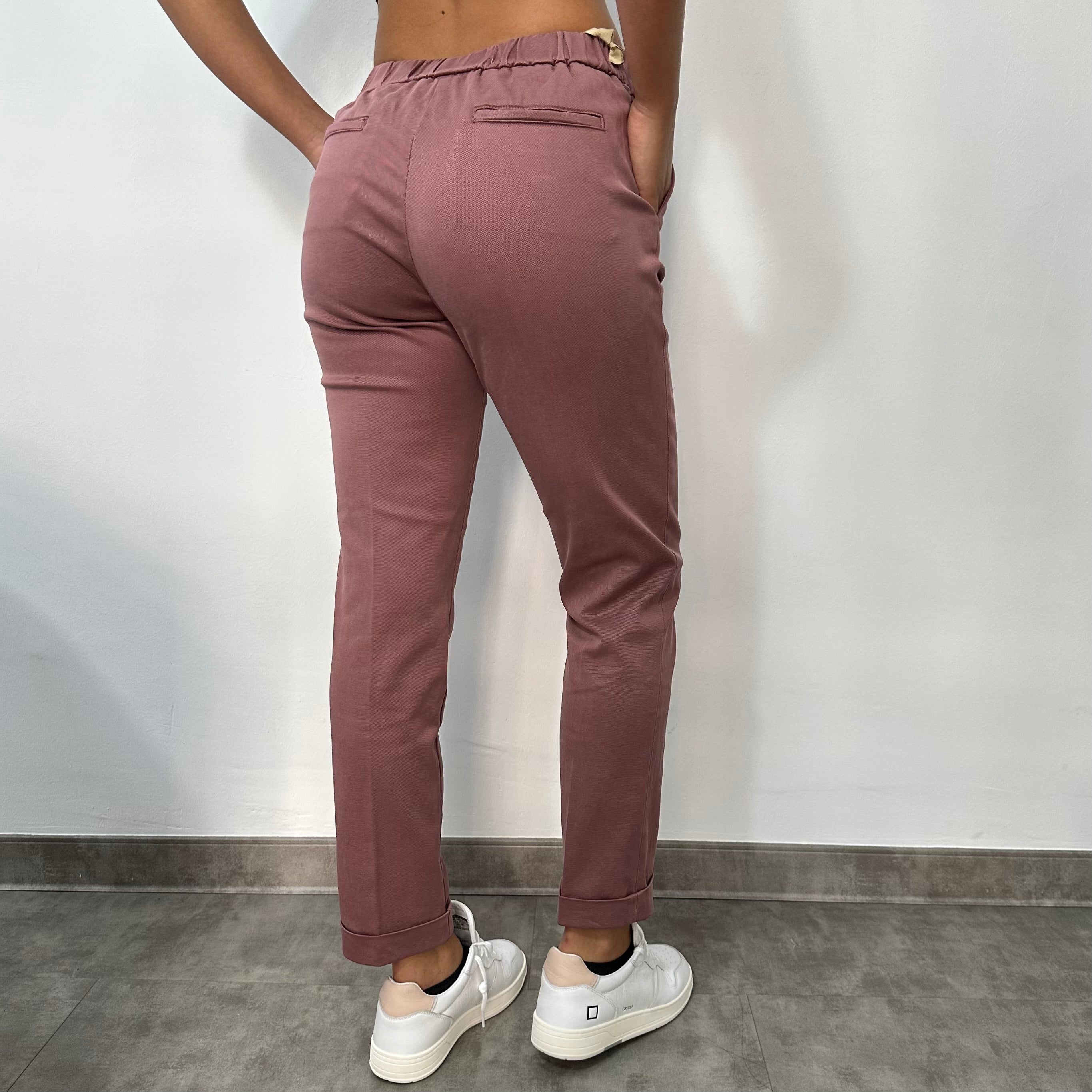 TELERIA ZED PANTALONE ALESSIA MALVA - Marcello Fontana Shop