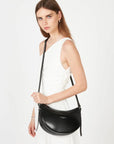 Borsa a mezza luna - Suave Ace colore Nero - LANCASTER