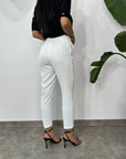 H20 PANT. PETTALI PANNA - Marcello Fontana Shop