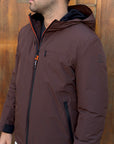 Giubbotto AURELIO Velour - Brown - SUNS