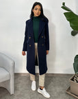 RELISH FW25 CAPPOTTO LILY BLU - Marcello Fontana Shop