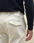 FW25 BRO-SHIP PANTALONE SARAJEVO REGULAR IN GAMBARDINA PANNA - Marcello Fontana Shop