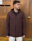 Giubbotto AURELIO Long Velour - Brown - SUNS