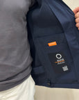 SUNS Giubbotto Uomo Flaminio Micro con cappuccio - DARK BLUE
