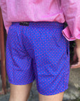KQ BOXER MARE MOD. ESSENTIAL MICRO FANTASIA BLU/FUXIA - Marcello Fontana Shop