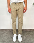 VANDOM PANTALONE STEFANO IN POPELINE BEIGE - Marcello Fontana Shop