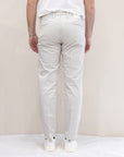 Pantalone in cotone Art. Miami 8135 capri - Gesso