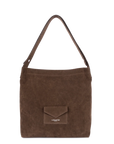 Borsa secchiello – Suede Kba colore Marrone - LANCASTER