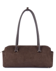 Borsa rettangolare - Svedese Cube Suède Marrone - LANCASTER