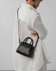 Mini borsa a mano – Donna Cube colore Nero - LANCASTER