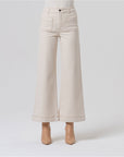 Jeans ampi con tasche applicate Crudo - cod. 556BAJE523_02 - SURKANA