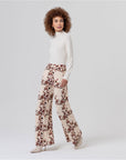 Pantaloni ampi con stampa cachemire Crudo - cod. 556BUPA516_02 - SURKANA