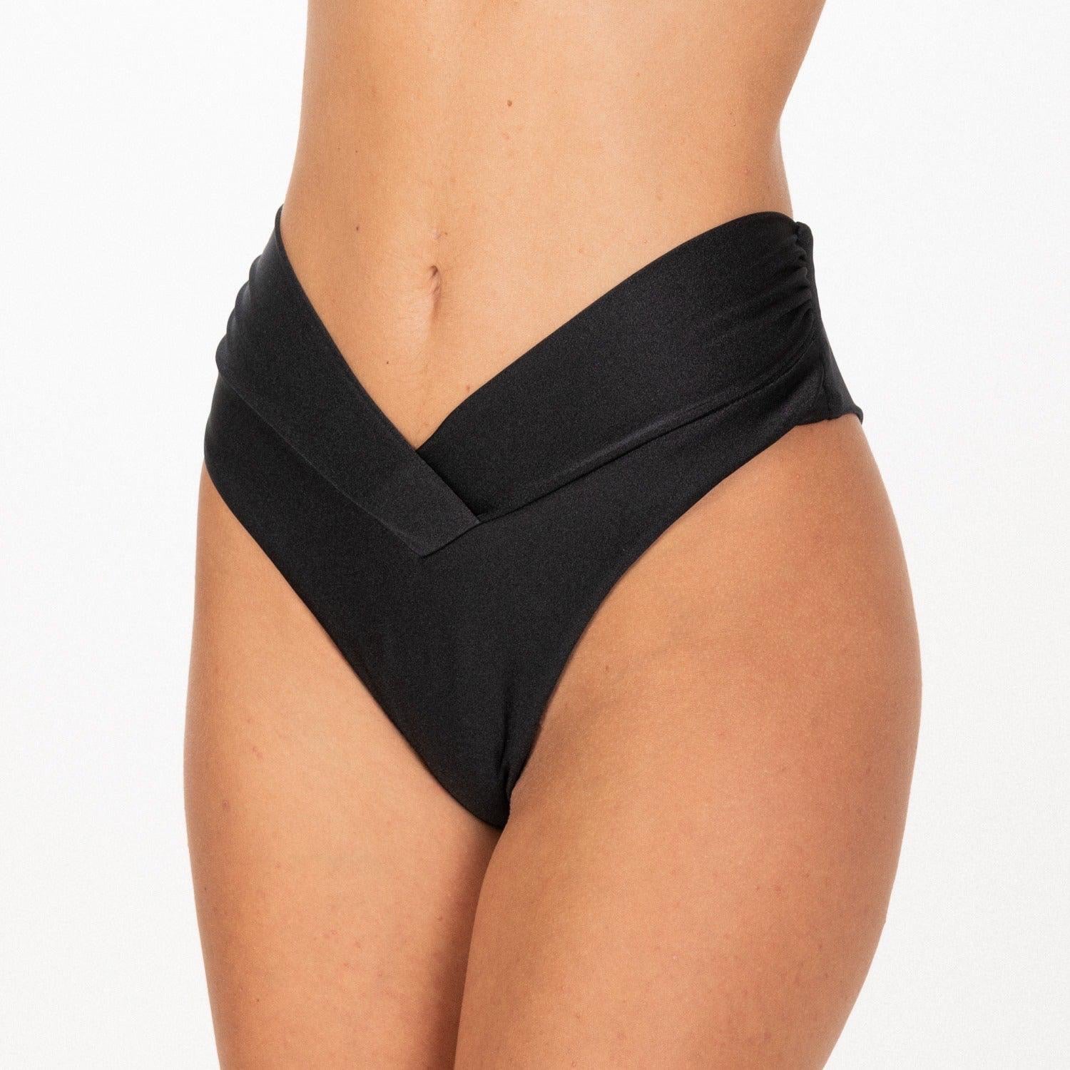 HELISH BRAIN SLIP TAYLOR NERO SATIN - Marcello Fontana Shop