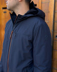 Giubbotto AURELIO Long Velour - Dark blue - SUNS