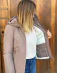 Giubbotto ALYA Padding - Fossil - SUNS