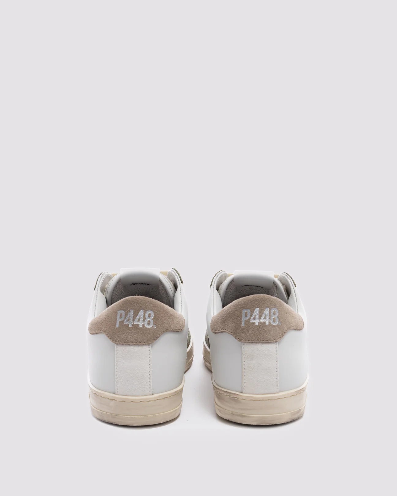 P448 John BEAV White/Khaki - Marcello Fontana Shop